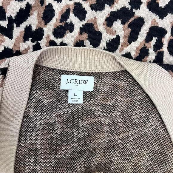 Open front leopard print cardigan - Picture 6 of 9